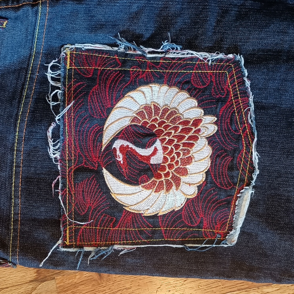 Red Monkey RMC embroidered jeans - Picture 2 of 8
